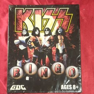 Kiss Rock Band Bingo Game - Black and Red